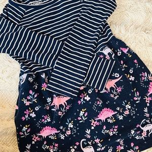 Size 3T gently used dinosaur dress